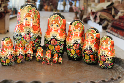 Vintage Matryoshka & Khokhloma