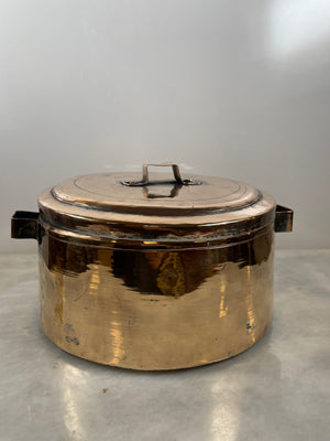 Old Brass Cooking Pot