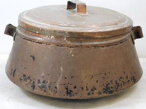 Old Copper Cooking Pot