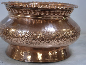 Handcrafted Copper Planter