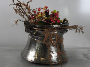 Old copper bucket