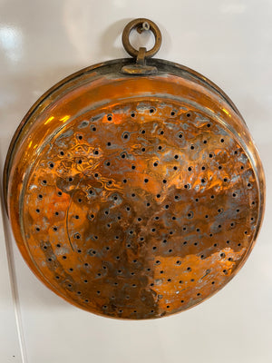 Old Copper Colander