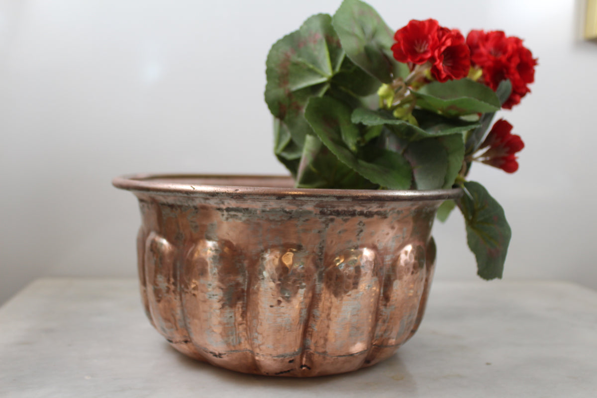 antique copper planter pots Old Copper Planter