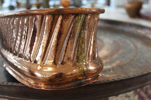Turkish Copper Oval Planter
