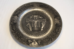 Large  Religious Copper Plate - Ali's Copper Shop