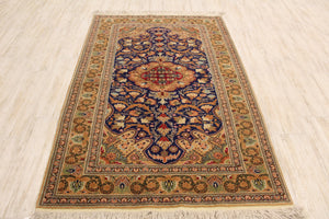 Navy Blue Handmade Kayseri Rug - Ali's Copper Shop