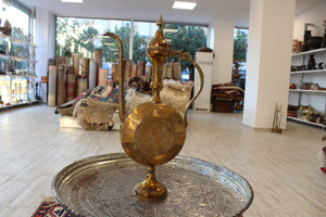 Vintage Decorative Brass Pitcher - Ali's Copper Shop