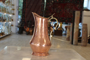 Old Copper Covered Jug