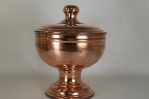 Copper Punch Bowl  With Cover