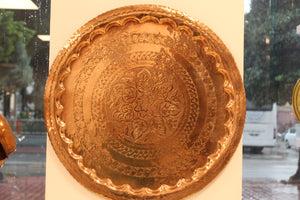 Hand Crafted Copper Tray