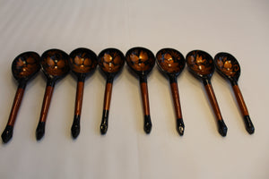 8 Handpainted Russian Wooden Spoons - Ali's Copper Shop