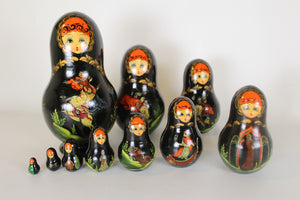 10 pieces Fairy Tale Matryoshka Doll