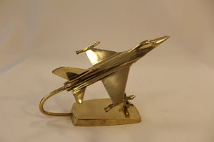 Brass F-16 Model Airplane - Ali's Copper Shop