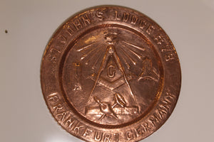 St. John's Lodge # 79  Copper Tray