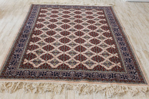 Hereke Rug with Geometric design - Ali's Copper Shop