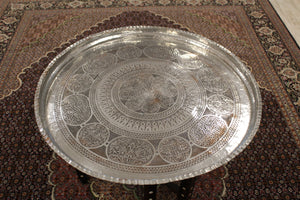 Engraved  Old Copper Tray