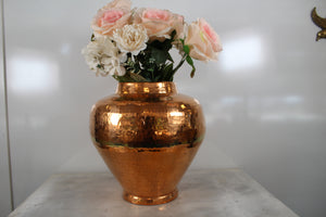 Hand Hammered Copper Vase