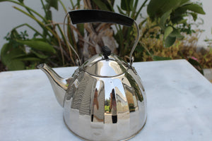 Chrome Plated Brass Tea Kettle