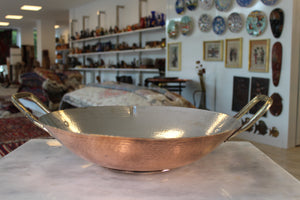 Very Heavy Copper Wok Pan