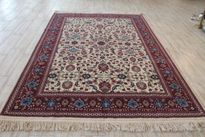 Turkish Hereke Rug with Country flowers design - Ali's Copper Shop