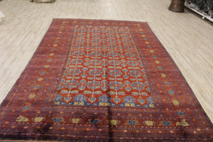 Navy Blue Silk Handmade Rug - Ali's Copper Shop