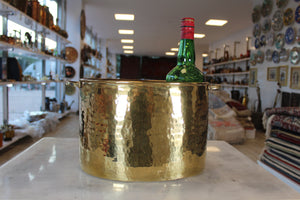 Brass İce and Wine Holder