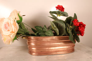 Oval Copper Planter