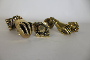 Vintage Brass 'Hand of Fatima' Door Knocker (Circa 1960s)