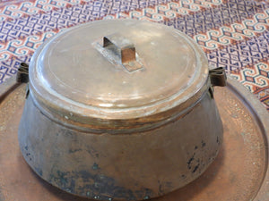 Old Copper Cooking Pot