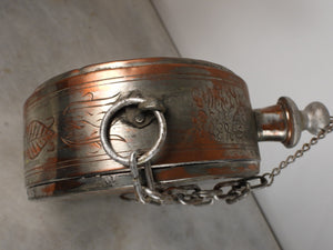 Old Copper Canteen Water Bottle