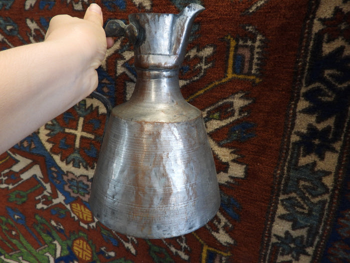 Old Hand Hammered Copper Pitcher Jug