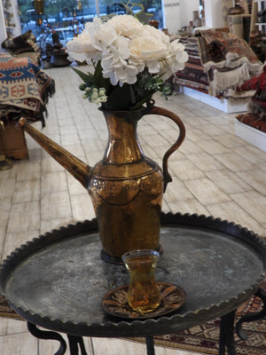 Old Handmade Copper Pitcher