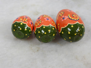 Set of 3 Vintage Russian Easter Egg