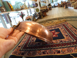 Small  Hand Hammered Round Copper Bowl