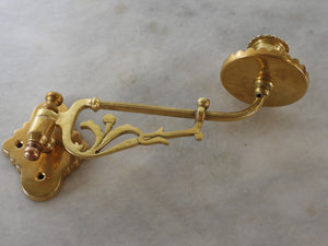 Brass Piano Candlesticl/ Wall Scone