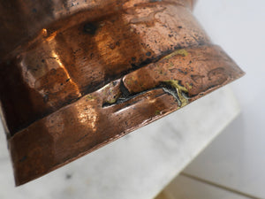 Vintage Copper Water Ewer Pitcher Bell Shaped