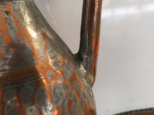 Hand Hammered Old Copper Ewer