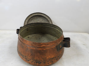 Old Small Copper Cooking Pot