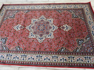 Turkish Red Oriental Machinemade Rug 150x230 Cm