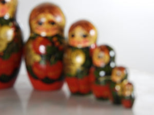 10 Pieces Handmade Russian Matryoshka Doll