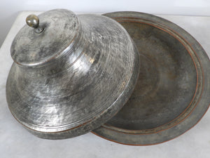 Old Copper Plate with Cover