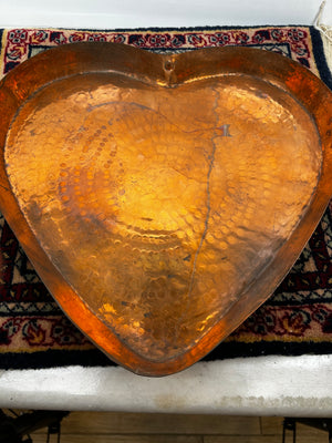 Heartshaped Copper Wall Decor