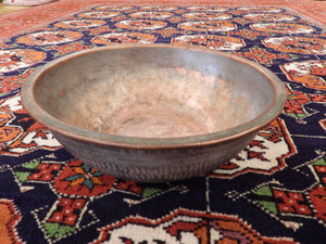 Old Handmade Ottoman Copper  Bowl