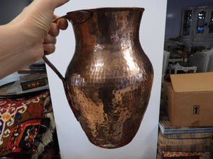 Old Hand Hammered Copper Pot