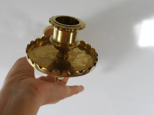 Brass Piano Candlesticl/ Wall Scone