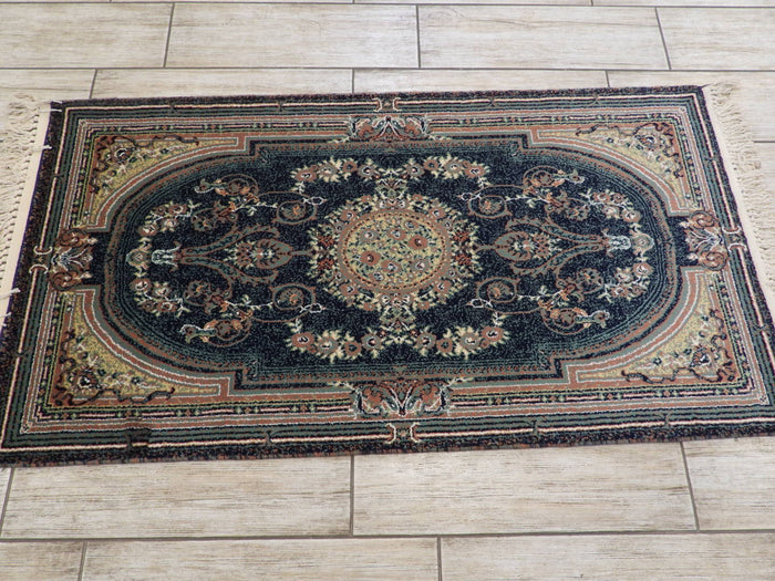 Oriental Green Color Machinemade Rug 80x150 Cm