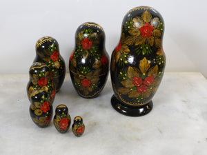 7 Pieces Handmade Matryoshka Doll signed by artist