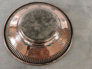 Old Copper dish 1970s