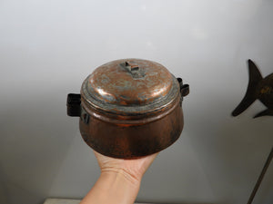 Old Small Copper Cooking Pot