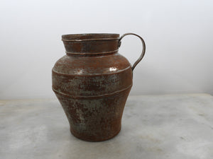 Old Handmade Copper Jug